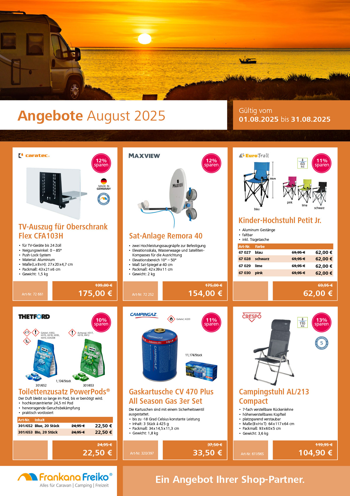 Monatsangebot August 2025