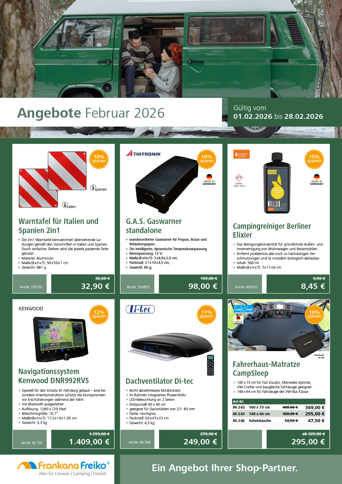 Monatsangebot Februar 2026