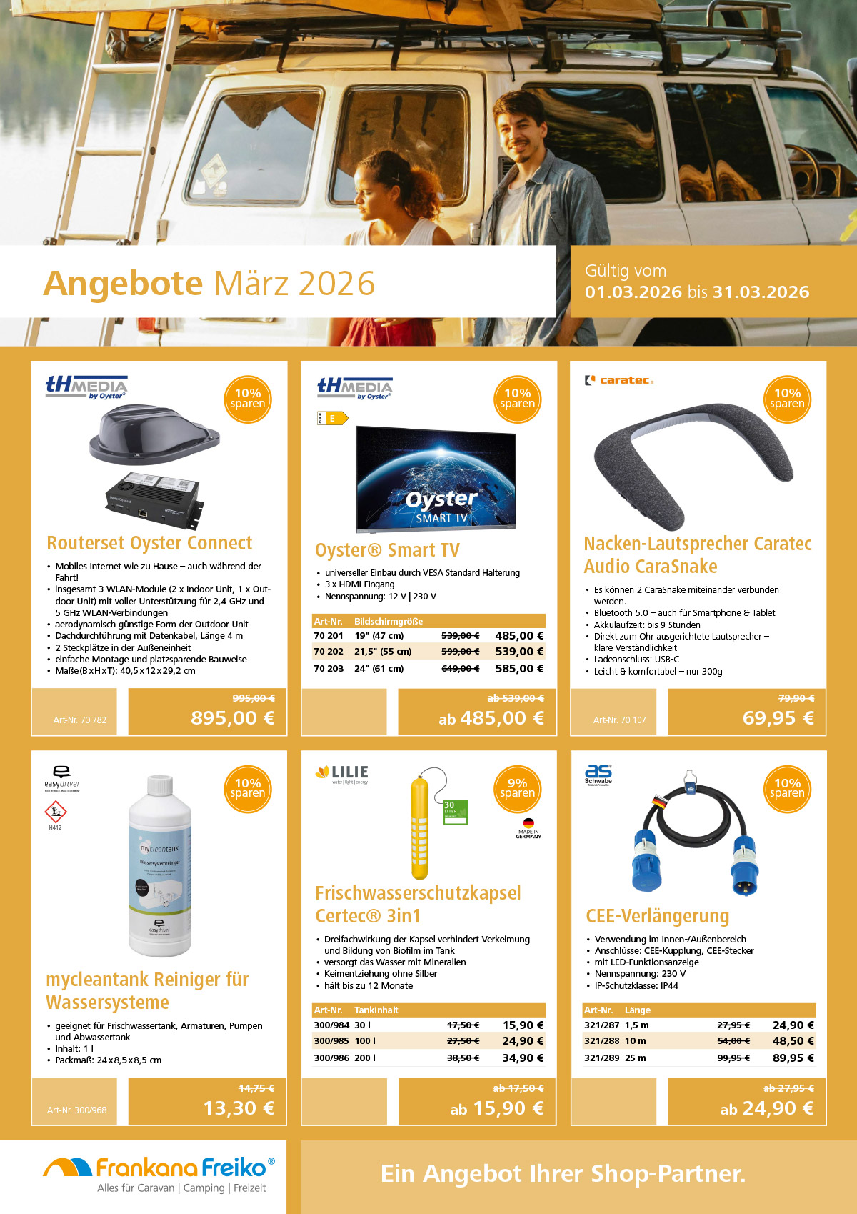 Monatsangebot März 2026