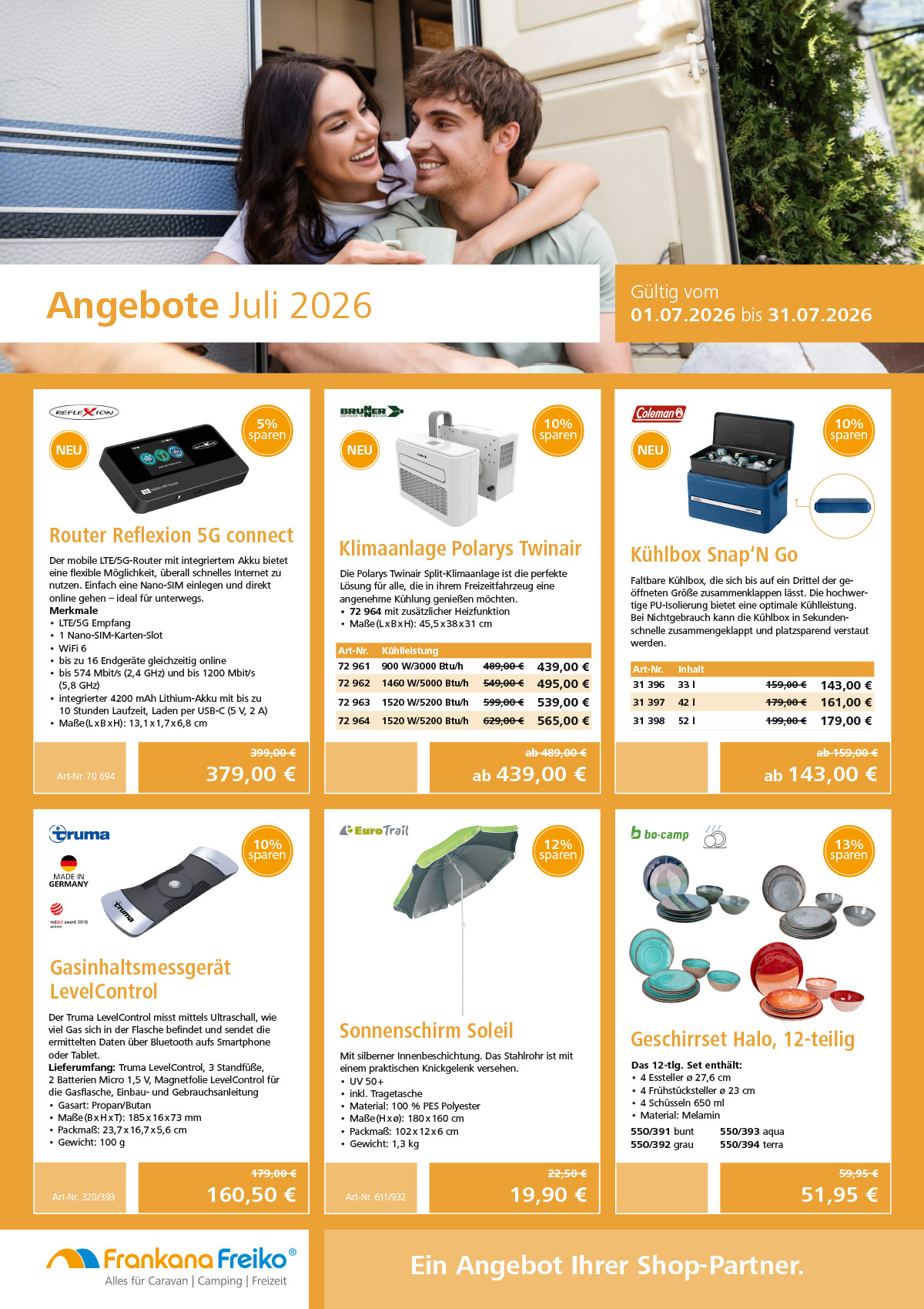 Monatsangebot Juli 2026