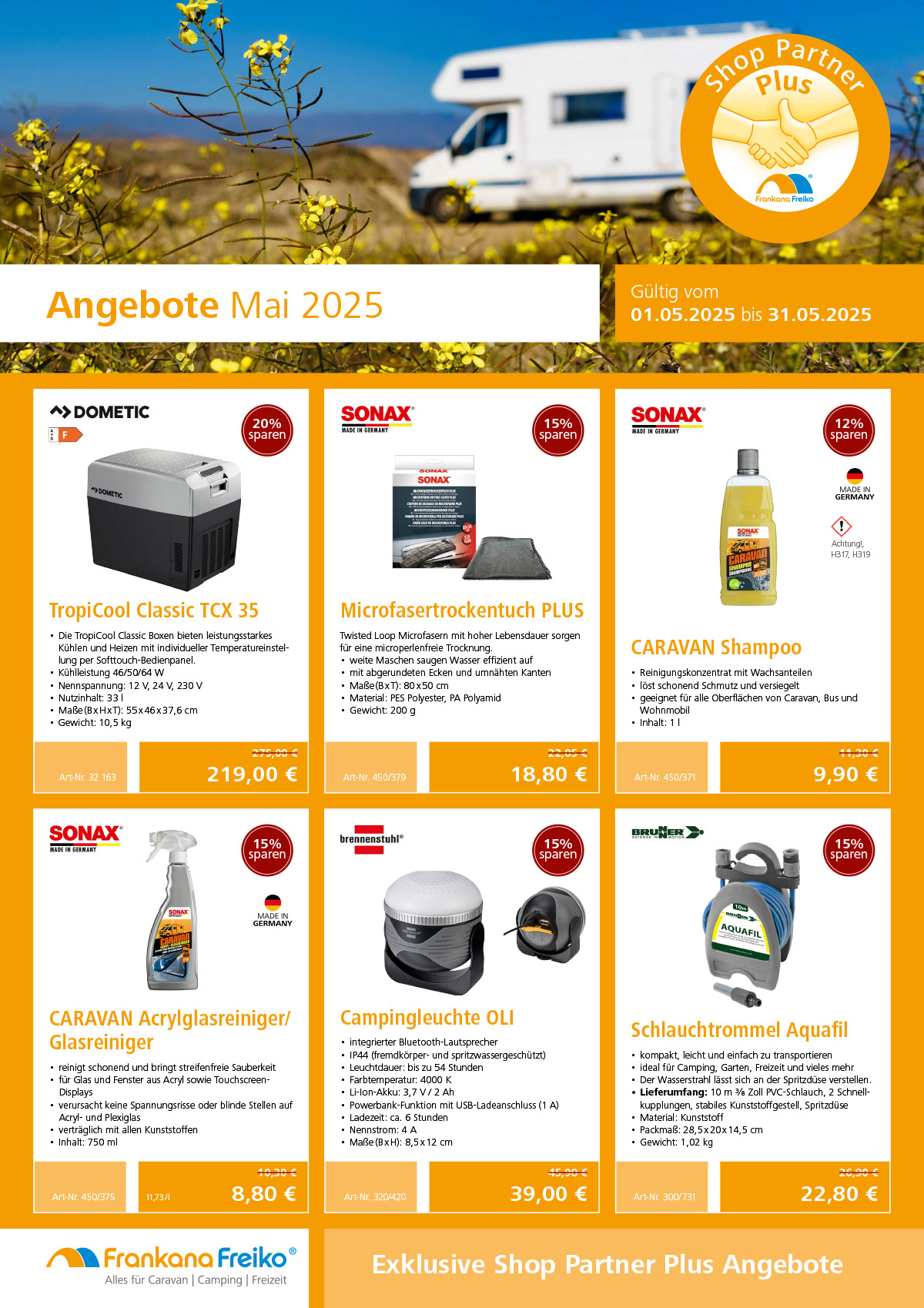 Shop Plus Partner Angebot Mai 2025